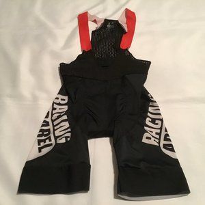 Racing Apparel Woman s Road Racing Bicycle Bibs W/Pad Black Size S GUC